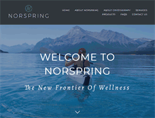 Tablet Screenshot of norspring.com